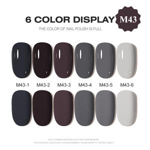 Venta caliente 6 colores UV Gel esmalte de uñas logotipo personalizado Gel polaco OEM/ODM Gel polaco logotipo personalizado etiqueta privada hacer su marca - Product Image 2