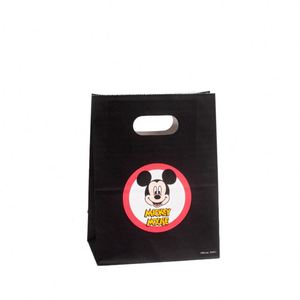 Bolsa de Papel para Comida para Llevar con Logotipo, Impresión a Color Personalizada, Cartón de Papel Kraft, Artículos Pequeños, Impresión Flexográfica en Blanco y Negro - Product Image 3