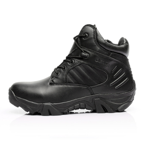 Botas de Tobillo Delta TSB10 en Negro y Color Desierto con Cierres Laterales - Product Image 3