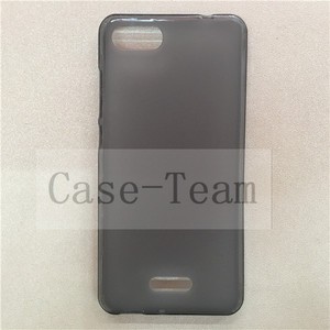 Fabricant de gros étuis en TPU mat souple givré couverture arrière étui de téléphone portable en silicone pour Wiko <span class=keywords><strong>Harry</strong></span> 2 noir - Product Image 1