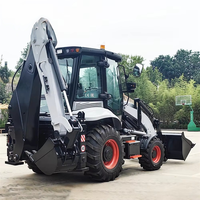 Backhoe Loader Premium dengan Sistem Geser Hidrolik, Anti Benturan, Biaya Perawatan Rendah, untuk Pekerjaan Rekayasa Kota