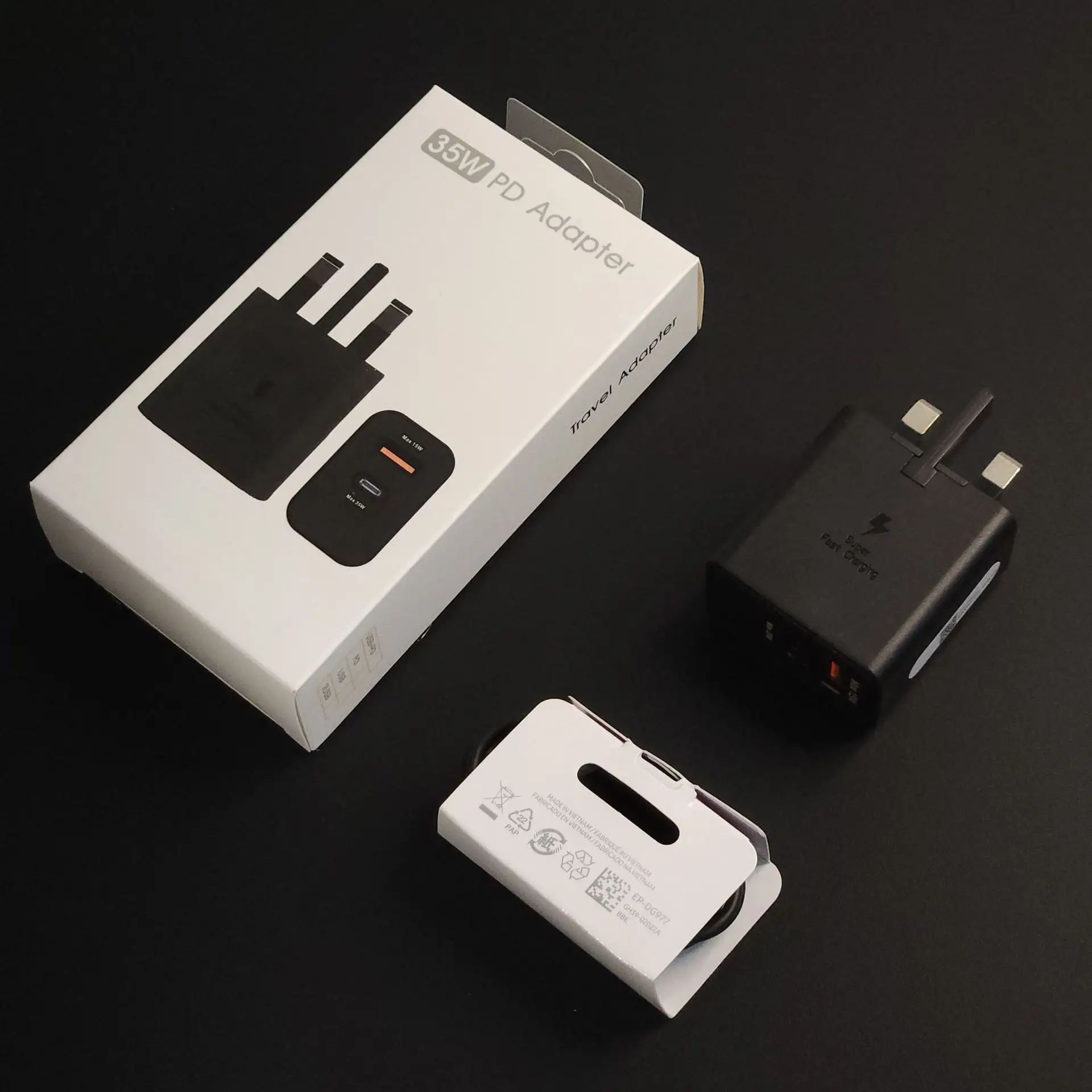 35W PD QC3.0 EU UK US chargeur mural usb c adaptateur de charge super rapide pour samsung s22 s30 s20 chargeur rapide super pd