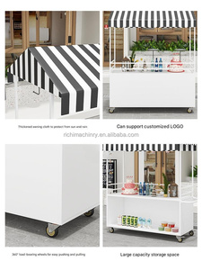 Carrelli e Chioschi Mobili per Alimenti e Bevande da Esterno, <span class=keywords><strong>Snack</strong></span> per Mercati Notturni, Chioschi Promozionali per Centri Commerciali - Product Image 6