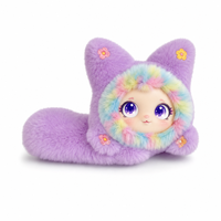 Peluche interactive IA renard parlant intelligent avec chat vocal Wi-Fi, capteur tactile, écran oculaire et contrôle par application – Cadeau unisexe pour tous les âges