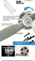 Moteur d'avion à rotor externe Shuangtian Motor Wing Cool ECO3520C pour avions à voilure fixe, fabriqué en Chine continentale, comparable au 4250EA