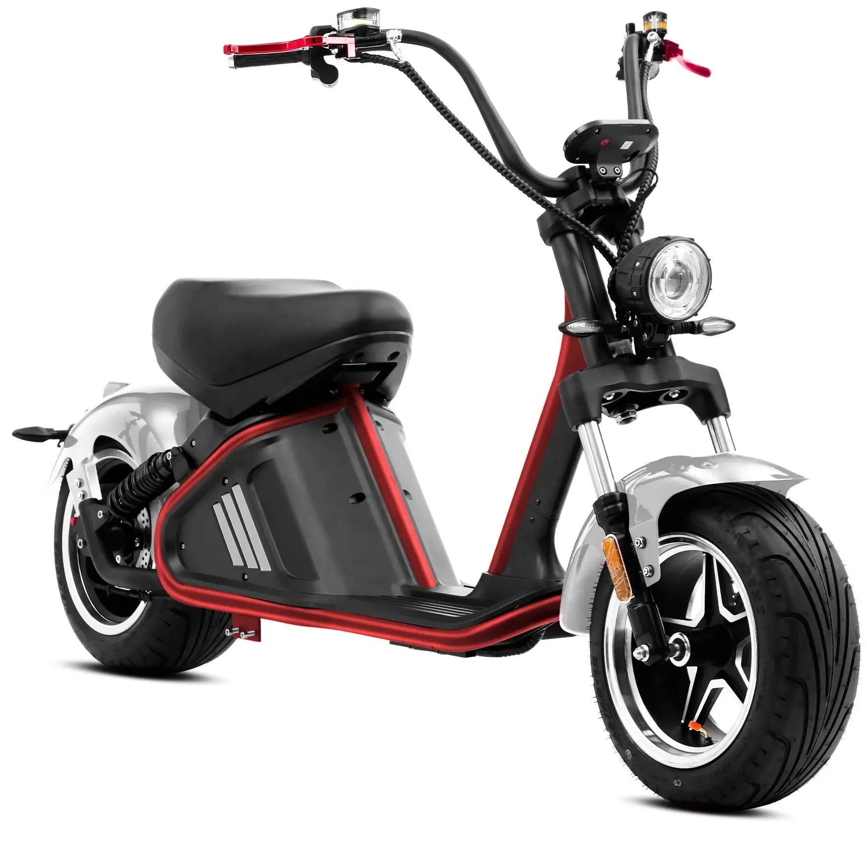 EU/USA Lager m2 Citycoco Stachel benutzer definierte 4000w Elektro-Chopper Motorrad 4000w Elektro-Chopper Motorrad 3000w Citycoco