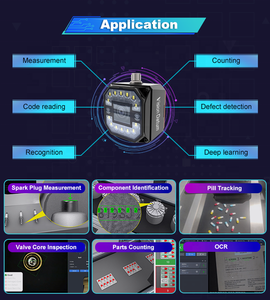 Algoritmo incorporado 1.6MP 60FPS Visión robótica AI Cámara inteligente KEYENCE OCR para control de calidad de botellas - Product Image 2