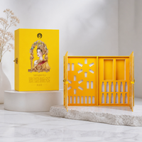 Boîte en carton rigide à double ouverture avec insert, personnalisable avec logo en relief, pour l'emballage de cosmétiques, de soins de la peau et de trousses de beauté