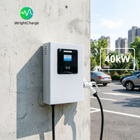 Caricatore DC a Parete 40kW GB EV Wallbox per Negozi, Stazioni di Servizio, Parcheggi Pubblici, Consegna Rapida WrightCharge
