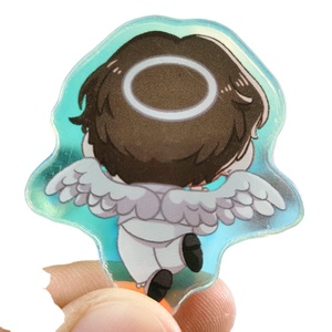 Hoa văn phòng văn phòng phẩm tập tin Clip trang trí trong suốt Acrylic kẹp giấy - Product Image 1