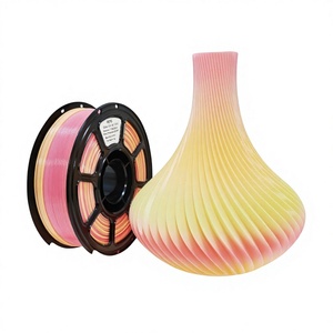 เส้นพลาสติก PETG สำหรับพิมพ์ 3 มิติ สีรุ้งไล่เฉด ขนาด 1.75 มม. เหมาะสำหรับโรงงานและตลาดส่งออก สีไล่เฉดและสีสันสดใส - Product Image 2