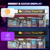 LOY gece kulübü mesaj panosu kaydırma Led kurulu ekran esnek Led çalışan metin Led reklam ekranı ekran restoran için