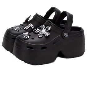 Sandales à semelle en caoutchouc EVA à double usage pour femmes, antidérapantes, résistantes à l'usure, sabots d'été personnalisés, sabots et mules de plage et de jardin - Product Image 3