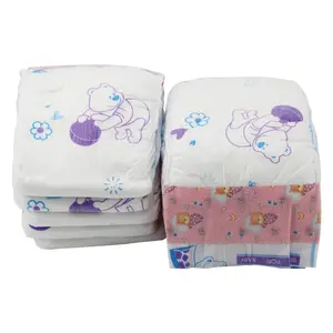 Pañales de algodón de calidad para bebé, calidad de grado a, sin bolsa, de Reino Unido/coreano, pañales de bebé, cuidado suave