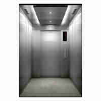 Ascenseur de passagers en acier inoxydable sans machine, à traction, G12/G15, contrôle intelligent pour hôtels, bâtiments, bureaux