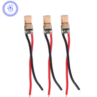 Module de Diode Laser, Mini Laser rouge 3V 6mm 650nm 5mW à tête de cuivre rouge