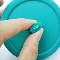 Vente en gros de haute qualité 86mm couvercle de pot Mason en silicone de qualité alimentaire couvercle de cornichon de fermentation bouteille Mason