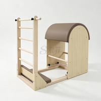 Baril d'escalier Pilates en bois durable, portable et écologique pour exercices et entraînements de yoga, direct usine
