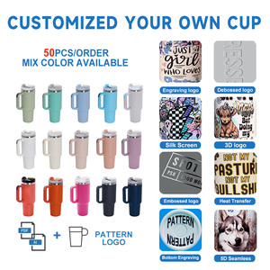 Vaso Térmico Personalizado de Doble Pared de 16 oz, Sublimable, Antiderrames, con Asa, Diseño Minimalista - Product Image 6