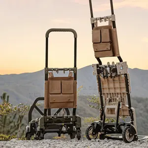 Pu cuero transformar Carro de mano bolsillo Carro de mano bolsa transformar carros de mano carros bolsa de soporte de almacenamiento