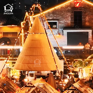 Nuovo Design Tenda Tipi in Bambù per Glamping all'Aperto, Matrimoni, Feste ed Eventi di Campeggio - Product Image 5