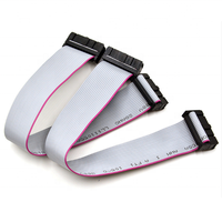 Cable Plano IDC Gris Yeasion YS-09 en Oferta, Cable Serial DB9 para Computadora, Motocicleta, Automóvil, Pantalla LED