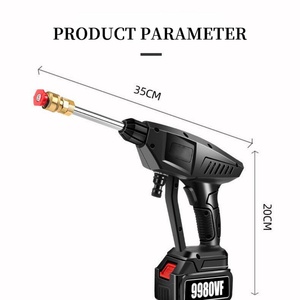 Pistolet de lavage de voiture 12V portable sans fil à batterie lithium, machine de lavage de voiture sans fil - Product Image 3