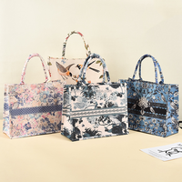 Sacs fourre-tout en toile de coton recyclé colorés, sacs de pique-nique et de courses pour l'extérieur, sacs en toile de coton vierges pour livres