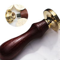 Tête de sceau de cire imprimée de haute qualité, kit de sceaux de cire personnalisés avec formes et motifs variés