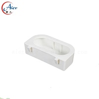 Mangeoire et abreuvoir rectangulaires écologiques en plastique Aier, accessoire à clipser pour pigeons et perroquets (tailles 40/55/70CM)