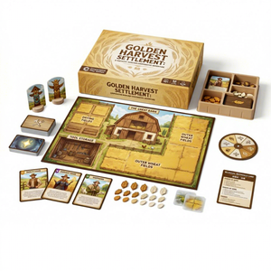 F Narrative Board Game with Velvet Bag Fogra Certified Tactile Eco-AR Double-sided Full Cold Foil Double-door Presentation <b>Box</b> - Product Image 2