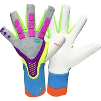 Guantes de Portero de Látex Genuino de Alta Calidad de 4 mm con PU Antideslizante para Fútbol y Uso en Exteriores