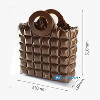 Sac à main promotionnel gonflable étanche à bulles, unique (Audit BSCI) Miss Unique Handbags Ugly Handbags Two Open Bucket