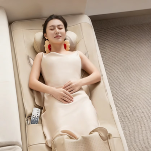 Coussin de massage vibrant et pétrissant entièrement automatique pour la taille et les pieds, usage domestique, étirement corporel complet, avec airbag électrique pour le dos, pliable - Product Image 1