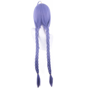 Ainizi - Pelucas sintéticas de cosplay de 100 cm, trenzas largas azules, rol de Roxy Migurdia de Mushoku Tensei: Reencarnación sin empleo - Product Image 5