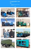 Moteur diesel Weichai 100 KVA, équipé pour une puissance fixe, utilisé comme source d'alimentation pour le démarrage de pompes à eau et la production d'énergie