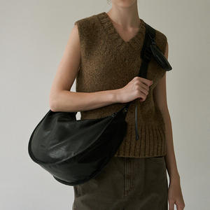 Nueva Colección al por Mayor, Bolsa Cruzada de Cuero Cuadrada Horizontal de Estilo Japonés Retro Simple para Hombre, Bolsa de Viaje Moderna con Stock - Product Image 3