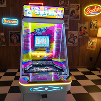 Machine de jeu à poussoir à pièces mini format, modèle usine, avec kit de poussoir et changeur de billets et de tickets