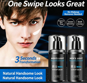 Crème BB pour homme, crème de maquillage légère, fini naturel, hydratante, contrôle du sébum, éclaircissante, base de maquillage quotidienne pour le visage - Product Image 2