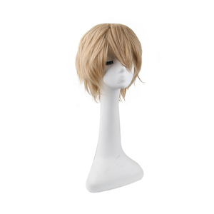 Parrucca Cosplay di Alta Qualità per Anime <span class=keywords><strong>Wolf</strong></span> Girl e Black Prince Sata Kyouya, Capelli Corti Marrone Chiaro Stratificati Resistenti al Calore per Cosplay - Product Image 2