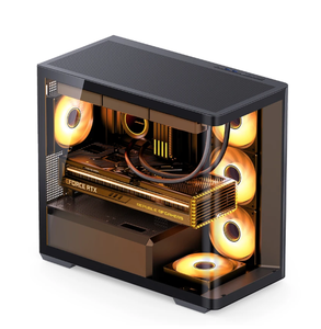 यूएसबी फ्रंट पोर्ट और फैन कंप्यूटर चेसिस के साथ <span class=keywords><strong>d300</strong></span> एल्यूमीनियम गेमिंग पीसी केस - Product Image 2