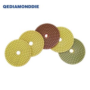 High Quality Customized 4inch 5inch Resin Diamond Polishing Buffing Pads for Marble Granite - Product Image 6