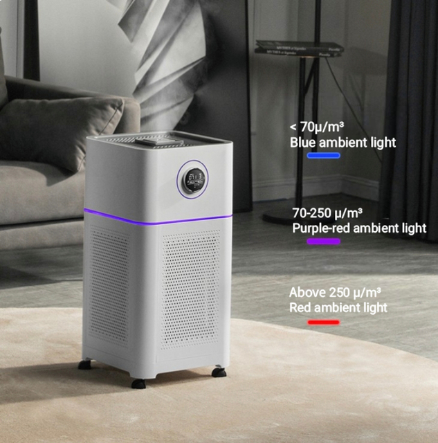 WIFI APP Control air Purifier Commercial Hepa WIFI High Quality air Purifier H13 for Home with Hepa Filter