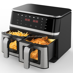 Nueva Tendencia en Electrodomésticos de Cocina: Freidora de Aire Digital Inteligente con Pantalla Grande a Color, Doble Zona de Cocción, 2 Cestas, Pantalla LED Táctil - Product Image 4