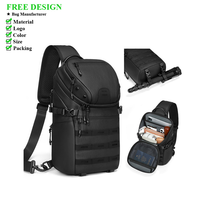 Nouveau sac de poitrine pour homme, sac tactique à bandoulière, sac de sport imperméable pour l'extérieur, sac à dos décontracté de grande capacité