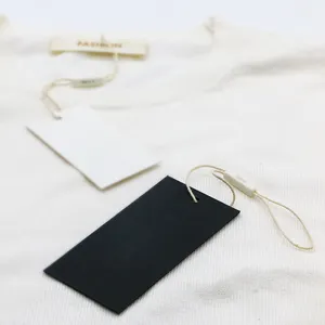 Hangtag Timbul Kualitas Tinggi Label Perhiasan Kustom Kunci Pakaian Disesuaikan Plastik Hang Tag Keamanan Gantung Tag