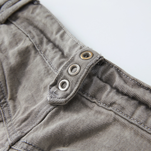 <span class=keywords><strong>Jeans</strong></span> Baggy da <span class=keywords><strong>Uomo</strong></span> Streetwear Vintage a Gamba Larga 100% Cotone Denim Effetto Usurato <span class=keywords><strong>Vita</strong></span> Media con Cerniere OEM & ODM - Product Image 3