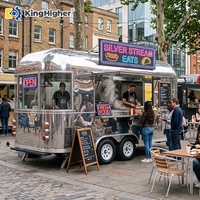 Remorque alimentaire personnalisée, camion de restauration commercial avec équipement de cuisine complet, service de traiteur mobile, remorque à crème glacée