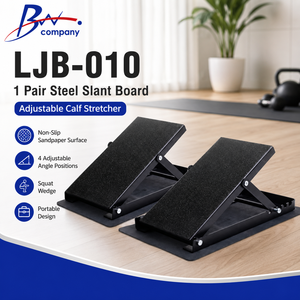 แผ่นรองยืด<span class=keywords><strong>ขา</strong></span>แบบปรับได้ BNcompany LJB-010 รุ่นสั่งทำพิเศษ 1 คู่ ทำจากเหล็ก ผิวหน้ากันลื่นแบบกระดาษทราย ใช้สำหรับบริหารกล้ามเนื้อขาและสะโพก พกพาสะดวก - Product Image 1