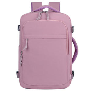 Mochila para ordenador portátil ligera y duradera con logotipo personalizado <span class=keywords><strong>40x25x20</strong></span> en cabina <span class=keywords><strong>bolsa</strong></span> <span class=keywords><strong>de</strong></span> mano impermeable antirrobo ecológica con cremallera - Product Image 2